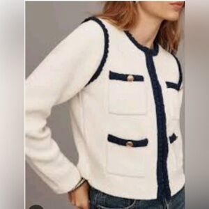 NEW Anthropologie button Blazer by Maeve Large